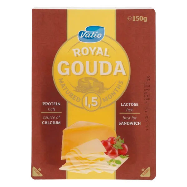 Juust Royal Gouda Yellow viilutatud Valio 150g