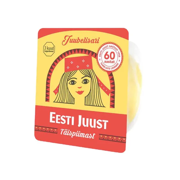 Eesti Juust täispiimast viilud, ESTOVER, 450 g