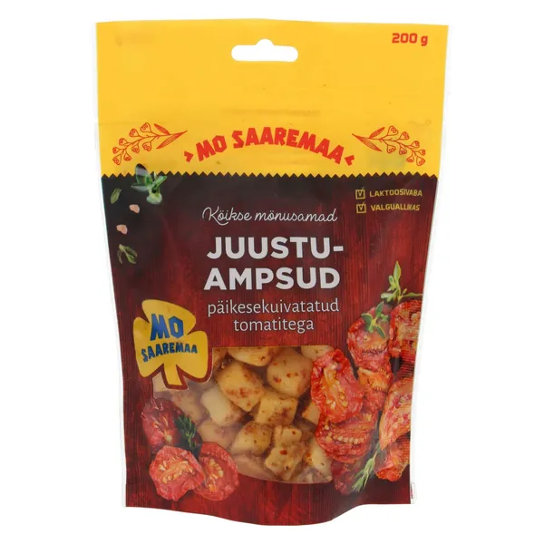 Juustuampsud päikesekuivatatud tomatitega, MO SAAREMAA, 200 g