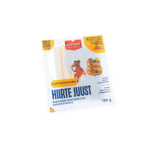 Juustupulgad laktoosivaba Hiirte Juust 120g