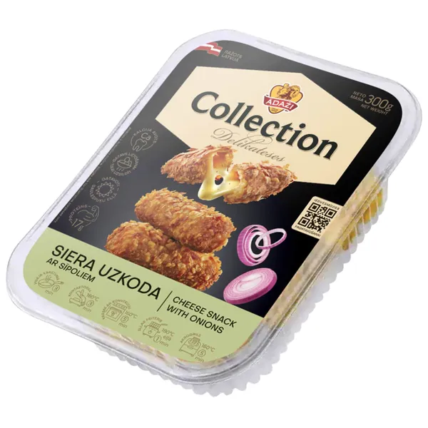 Juustusnäkid sibulamaitselised Collection 300g