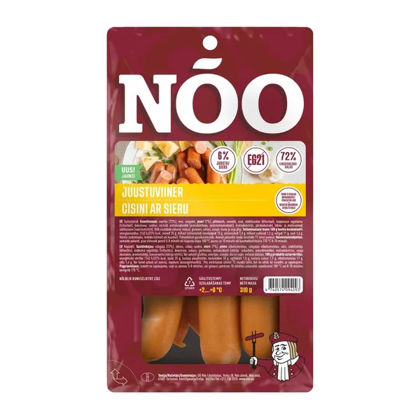 Juustuviinerid Nõo 310g