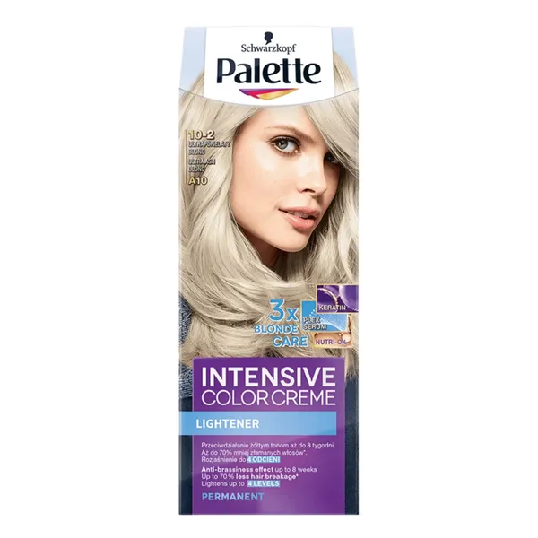 Püsivärv Intensive Color 10-2 tuhkblond, PALETTE, 1 tk