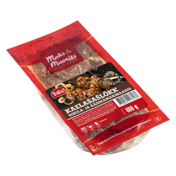 Kaelašašlõkk sibula ja äädikamarinaadis, MAKS&MOORITS,
