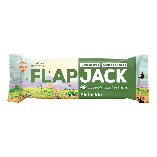 Kaerabatoon pistaatsia Flapjack Brynmor 80g