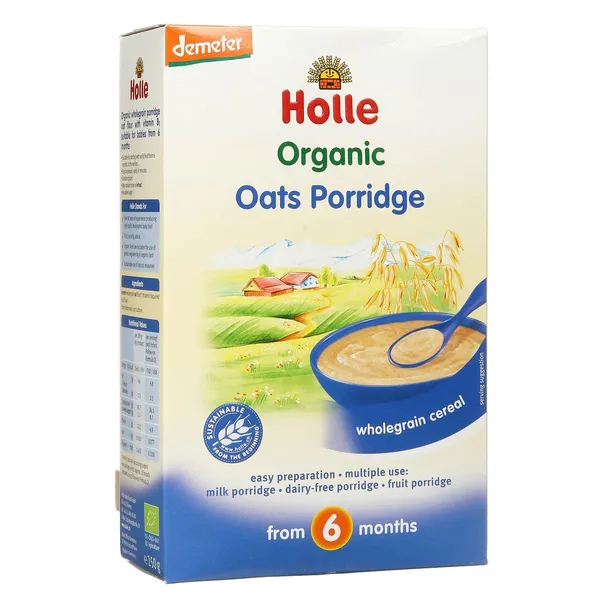 Kaerahelbepuder alates 6. elukuust Holle öko 250g