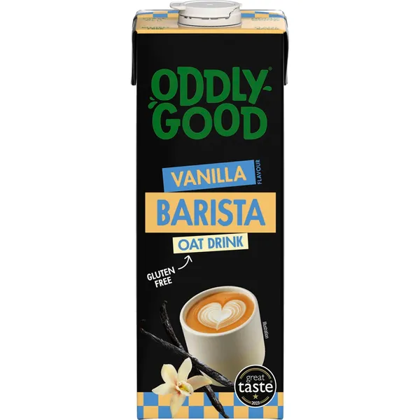 Kaerajook ODDLYGOOD, Barista, vanillimaitseline, gluteenivaba, UHT, 1L
