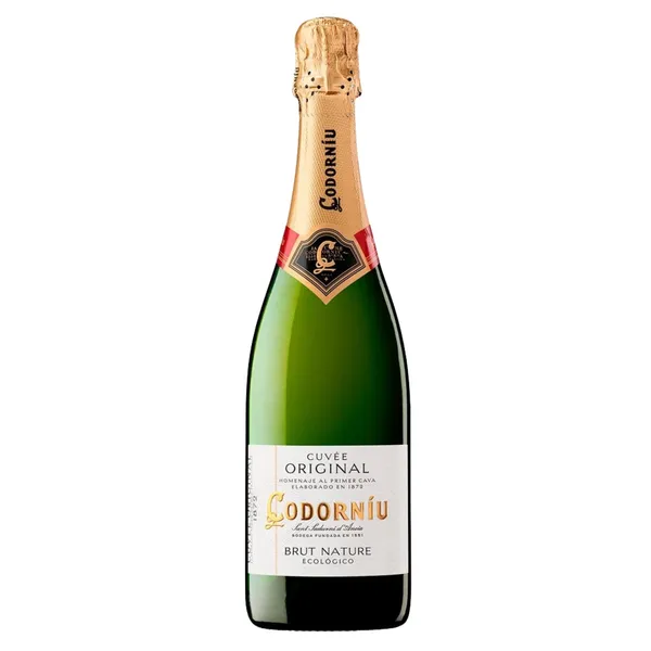 Kaitstud päritolunimetusega kvaliteetvahuvein Codorniu Original Brut Nature Cava Eco 11,5%vol 0,75l