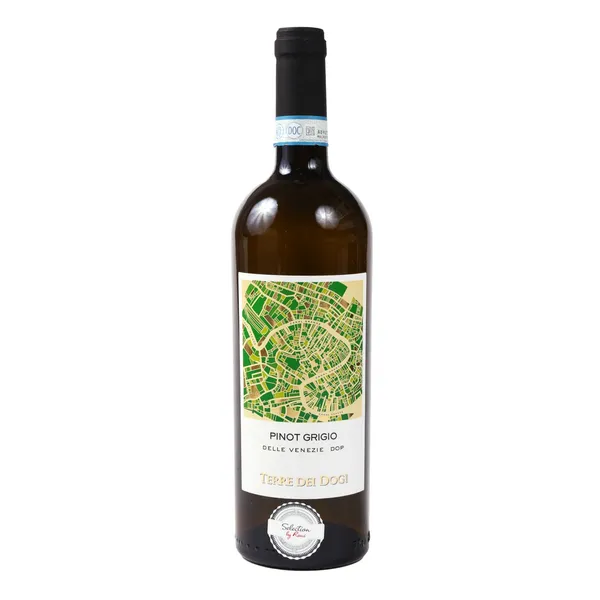Kaitstud päritolunimetusega vein Terre Dei Dogi Pinot Grigio Delle Venezie DOP 12,5%vol 0,75l