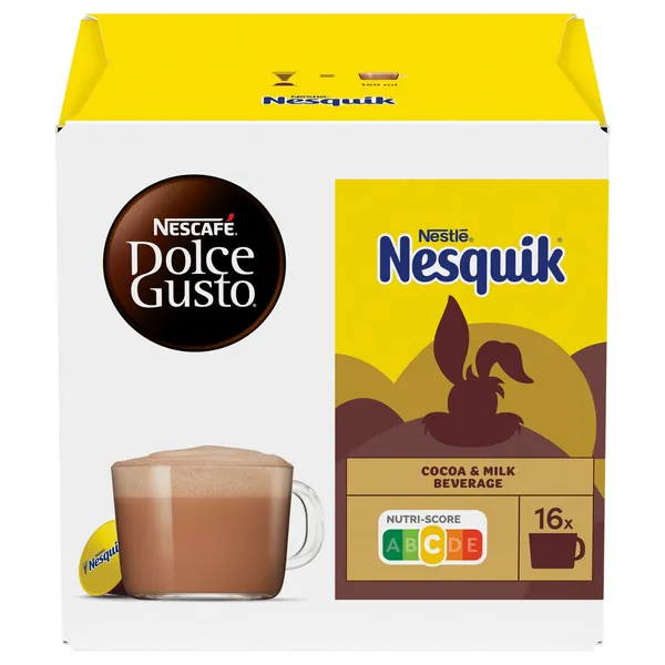 Kakaokapslid Dolce Gusto Nesquik, NESCAFE, 16 tk