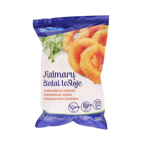 Kalmāru gredzeni Nowaco panējumā saldēti 500g