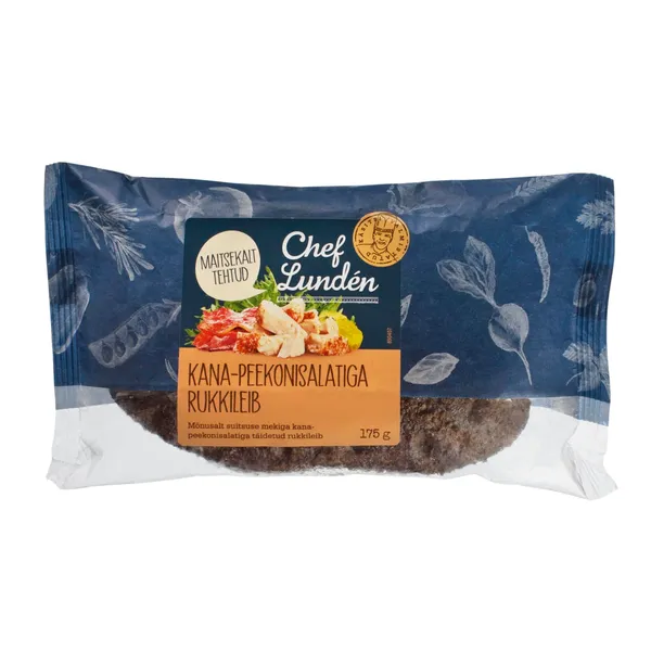 Kana-peekonisalatiga leib Lunden Food 175g