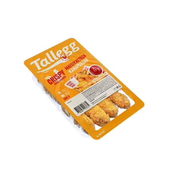 Maisikattega kanapulgad TALLEGG, 280g