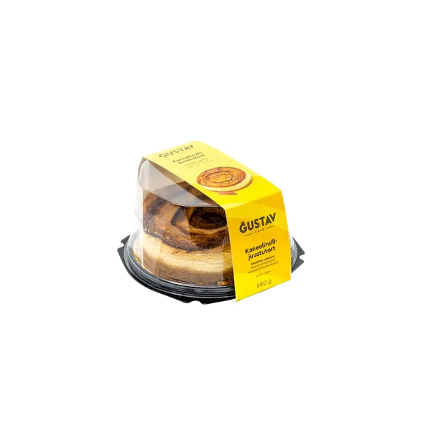 Kaneelirulli-juustutort, GUSTAV, 680 g