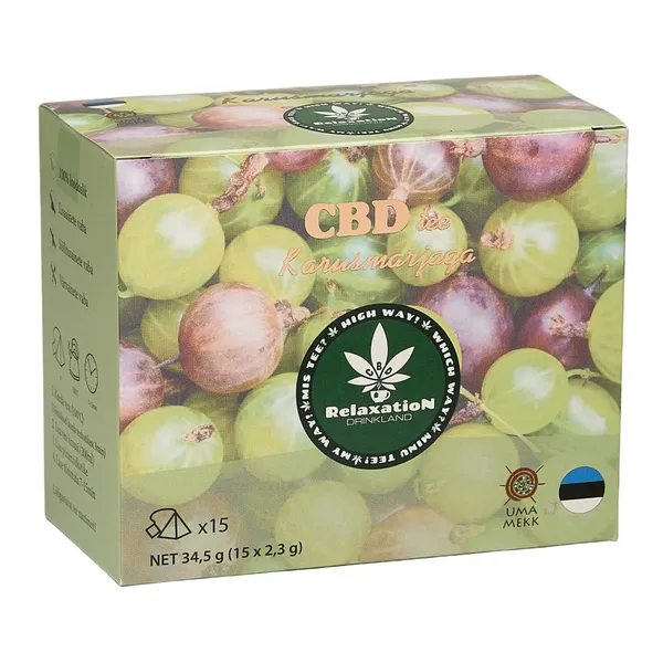 Kanepitee CBD-ga karusmarjaga Relaxation Drinkland 34,5g
