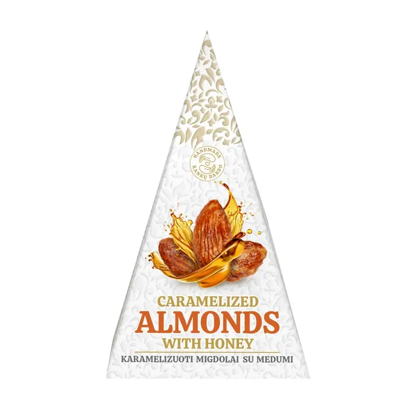 Karamelizētas mandeles Alvo ar medu 120g