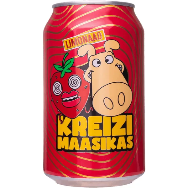 Karastusjook Limonaad Kreizi Maasikas 0,33l prk