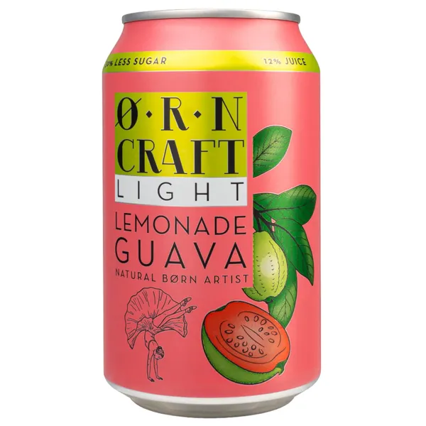 Karastusjook Orn Craft Lemonade Light Guava 0,33l