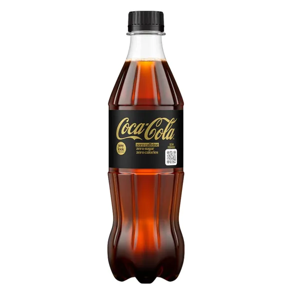 Gāzēts dzēriens Coca Cola Zero Caffeine ar saldinātājiem 0.5l