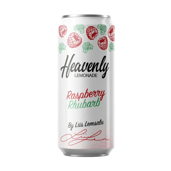 Karboniseeritud karastusjook vaarika-rabarberimaitseline Heavenly Lemonade 0,33l purk