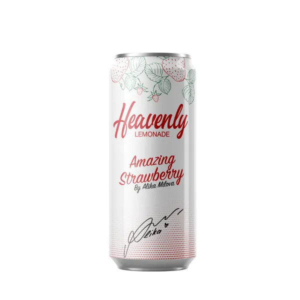 Karboniseeritud karastusjook maasikamaitseline Heavenly Lemonade 0,33l purk