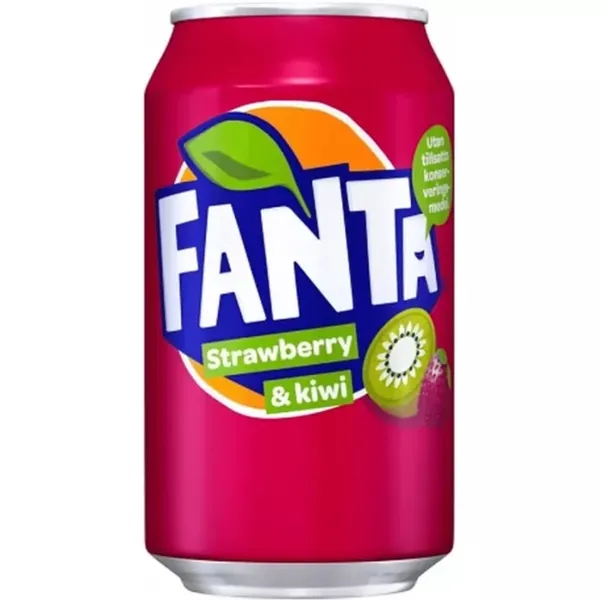 Karastusjook maasika- ja kiivimaitseline Fanta 0,33l