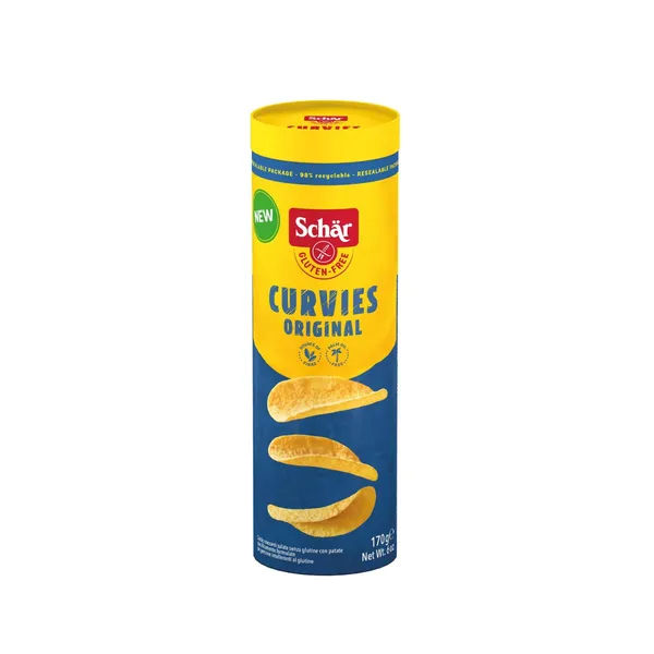 Kartulikrõpsud Curvies Original gluteenivaba Schar 170g