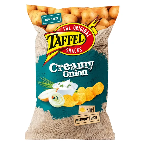 Kartulikrõpsud hapukoore-sibulamaitselised, TAFFEL, 180 g