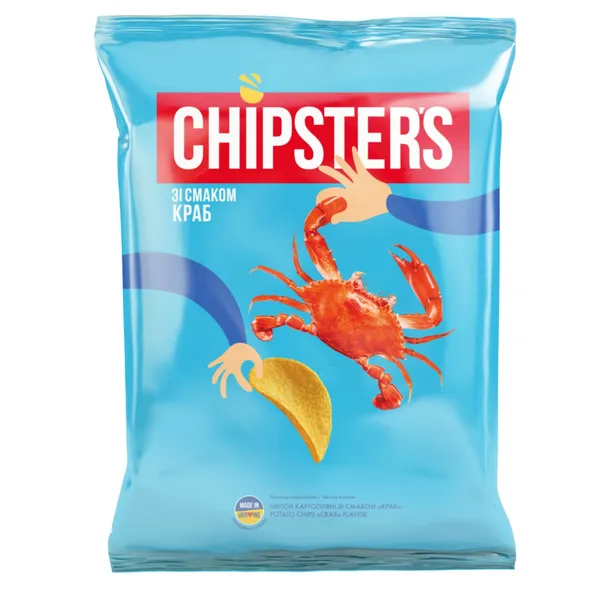 Kartulikrõpsud krabimaitselised Flint Chipsters 60g