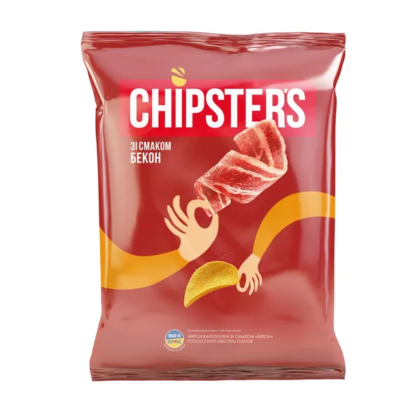 Kartulikrõpsud peekonimaitselised Flint Chipsters 22g