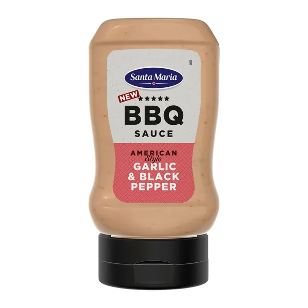 BBQ kaste küüslauk ja must pipar, SANTA MARIA, 280g