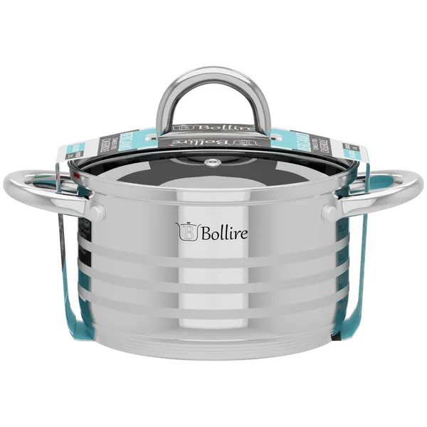 Kastrul klaasist kaanega Bollire 18cm 2,1l AW26