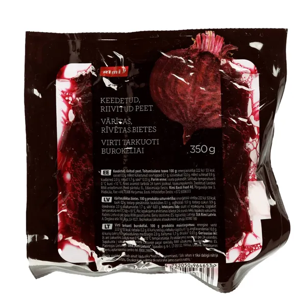 Keedetud riivitud peet 350g
