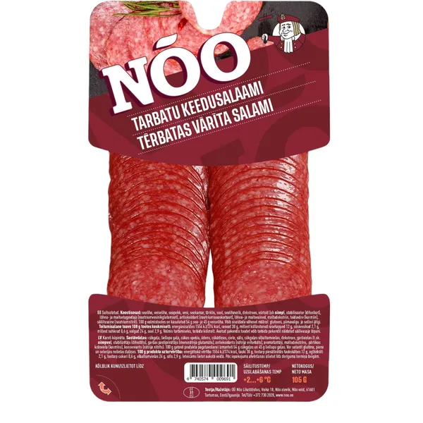 Tarbatu keedusalaami, NÕO, 105 g
