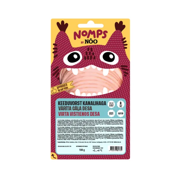 Keeduvorst kanalihaga, Nomps, NÕO, 100 g