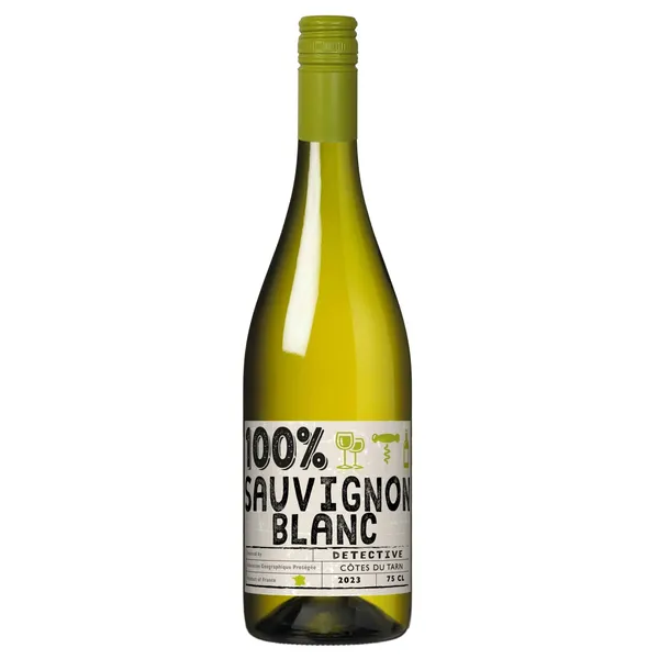 Kaitstud geograafilise tähisega vein Detective Sauvignon Blanc 11%vol 0,75l