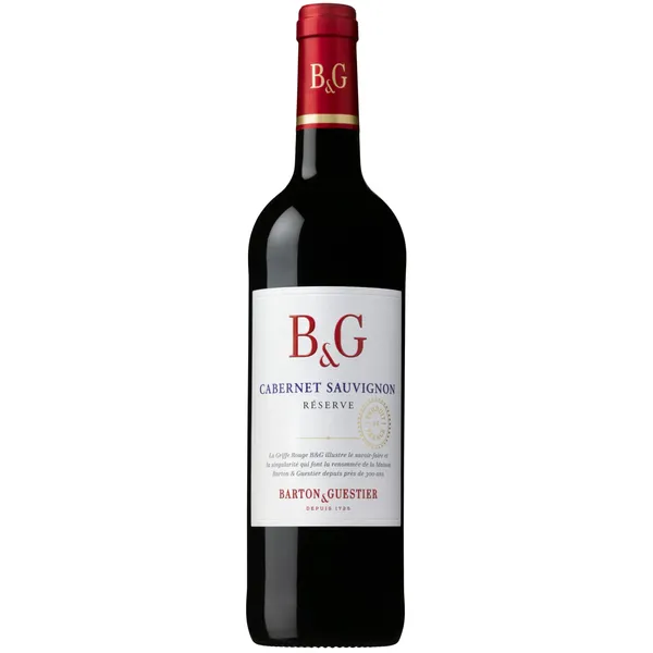 Kaitstud geograafilise tähisega vein B&G Cabernet Sauvignon Reserve 0,75l