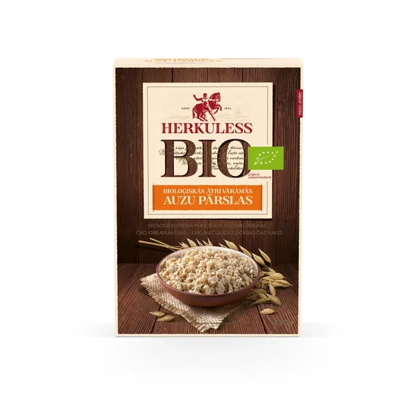 Auzu pārslas Herkuless ātri vārāmās BIO 450g