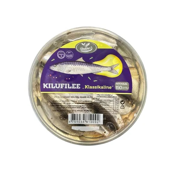 Kilufilee klassikaline Undine 150g