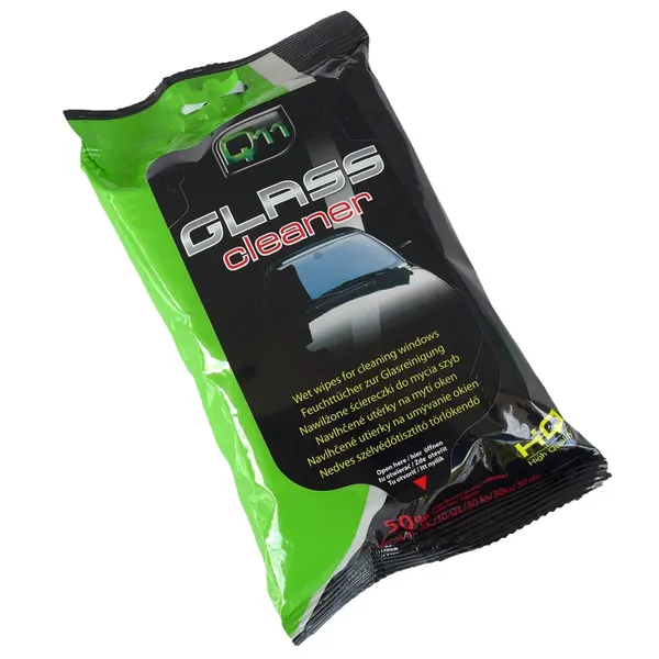 Mitrās salvetes stiklu tīrīšanai