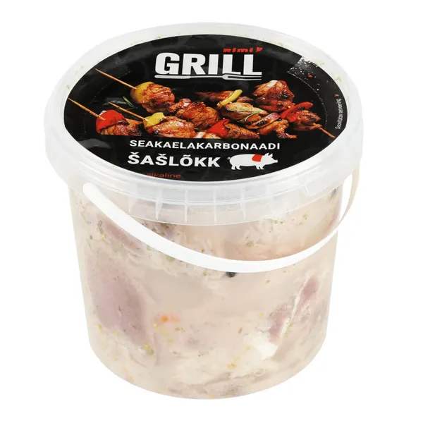 Klassikaline kaelakarbonaadist šašlõkk Rimi 1kg