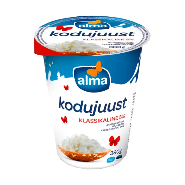 Kodujuust 5%, ALMA, 380 g