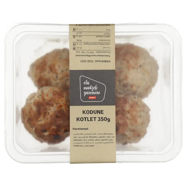 Kodune kotlet 4tk 350g