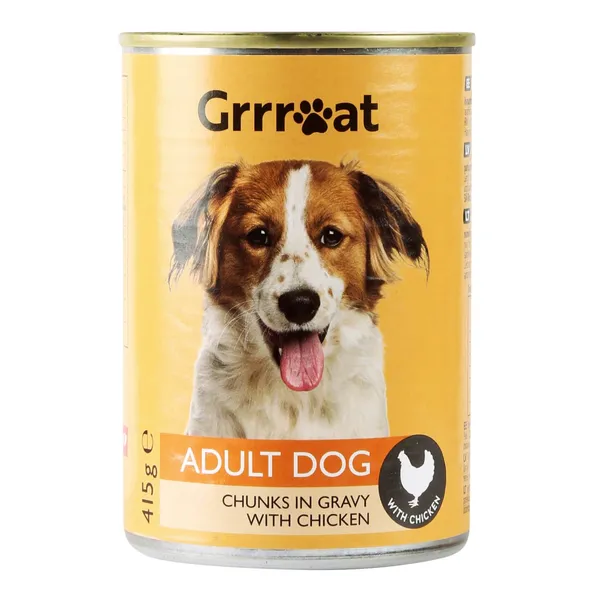 Koerasööt Grrreat kanaliha tükid kastmes 415g
