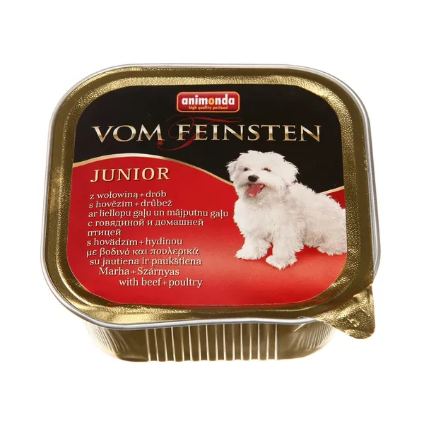 Koerasööt Vom Feinsten kutsikatele loomaliha & kanaga 150g konserv