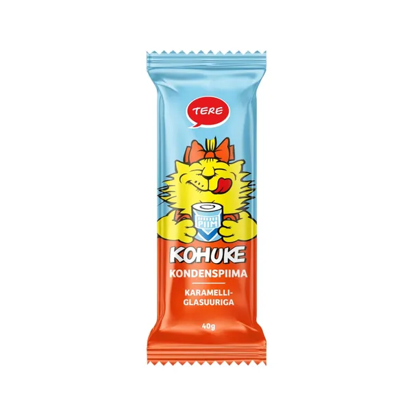 Kohuke kondenspiima ja karamelliglasuuriga, TERE, 40 g