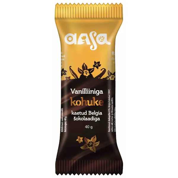 Kohuke vanilli ja Belgia šokolaadiga Aasa 40g