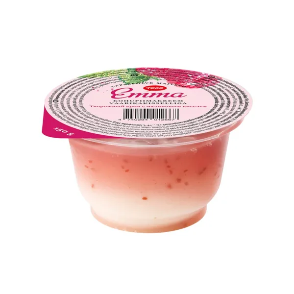 Kohupiimakreem vaarikakisselliga, EMMA, 150 g