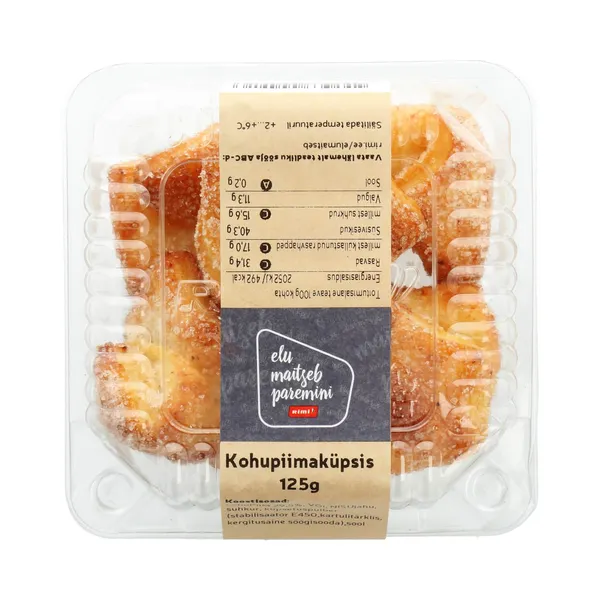 Kohupiimaküpsis 125g