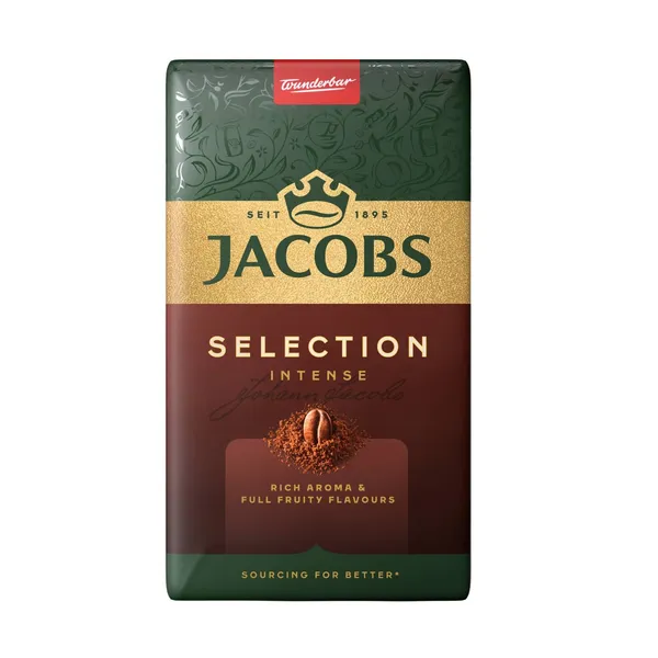 Jahvatatud kohv JACOBS Selection Intense, 500g, 100% Araabika